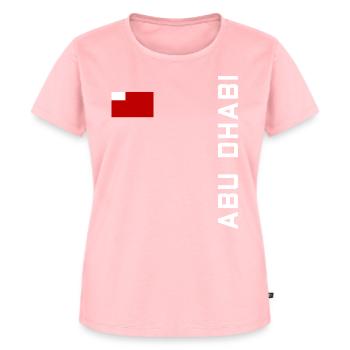 ABU DHABI SHIRT - T-shirt Premium bio Femme - rose - Devant - AI Model Female 172 dark (172cm)