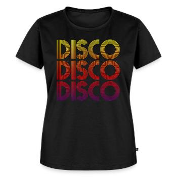 Disco - Women's Premium Organic T-shirt - black - Front - Selfina (174cm)
