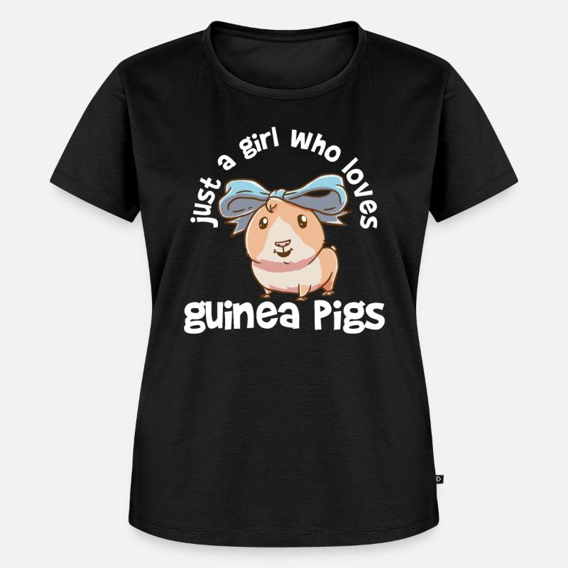 Cochon d'Inde cochon d'Inde - T-shirt Premium bio Femme - noir
