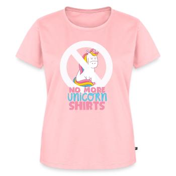 No more unicorn shirts - Women's Premium Organic T-shirt - rose - Front - AI Model Female 172 dark (172cm)