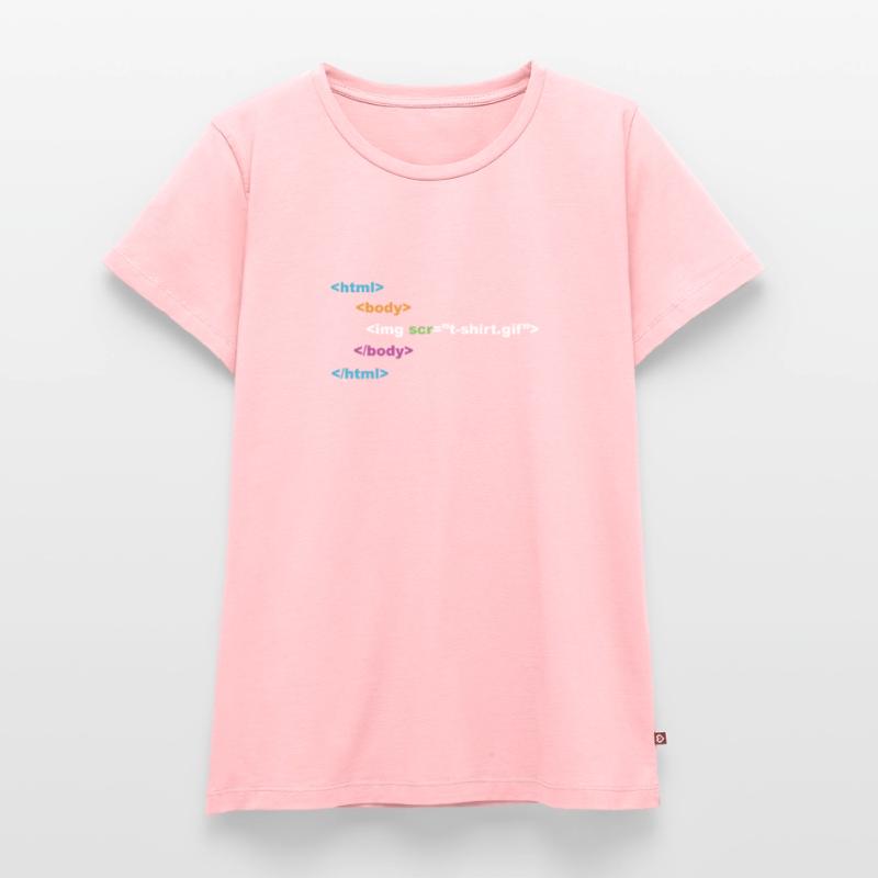 programmeur html ordinateur nerd T-shirt Premium bio Femme