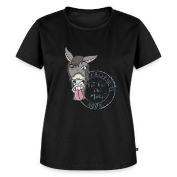 Mule head - Women's Premium Organic T-shirt - black - Front - Selfina (174cm)