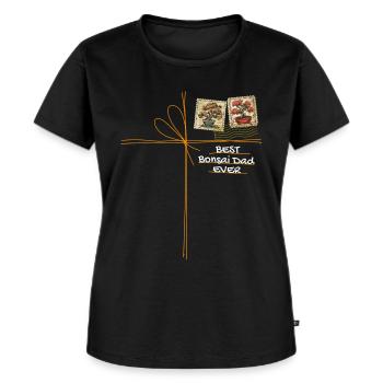 Bonsaï Papa Bonsaï Arbre Bonsaï Plantes - T-shirt Premium bio Femme - noir - Devant - Selfina (174cm)