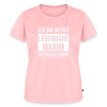 I'm this legendary for Maxim - Women's Premium Organic T-shirt - rose - Front - AI Model Female 172 dark (172cm)