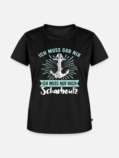 Scharbeutz Sprüche Scharbeutzer - Frauen Premium Bio T-Shirt - Schwarz