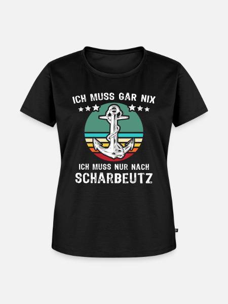 Scharbeutz Sprüche Scharbeutzer Spruch - Frauen Premium Bio T-Shirt - Schwarz