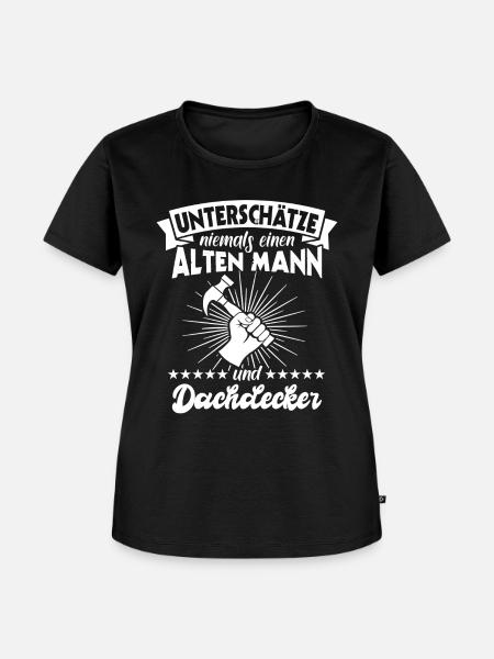 Dachdecker Dachdecken - Frauen Premium Bio T-Shirt - Schwarz
