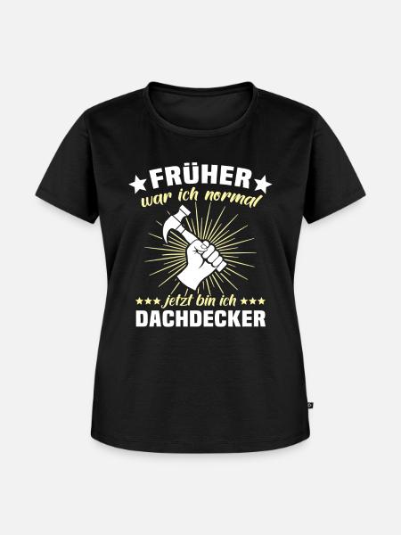 Dachdecker Dachspengler Dachklempner - Frauen Premium Bio T-Shirt - Schwarz