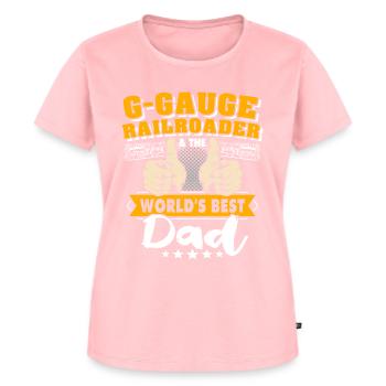 Garden railway gauge G Papa - Women's Premium Organic T-shirt - rose - Front - AI Model Female 172 dark (172cm)