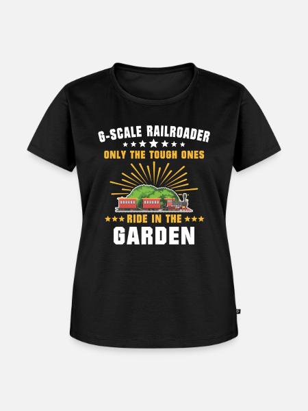 Gartenbahn Modellbahn Spur G - Frauen Premium Bio T-Shirt - Schwarz