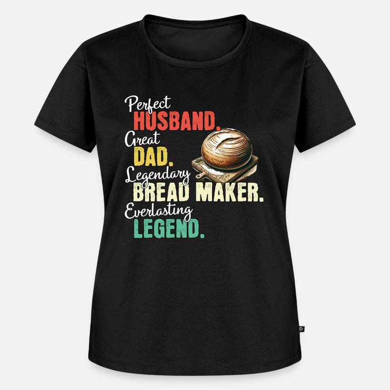 Breadmaker Dad - Women's Premium Organic T-shirt - black