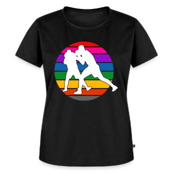 Boxing champion - T-shirt Premium bio Femme - noir - Devant - Selfina (174cm)