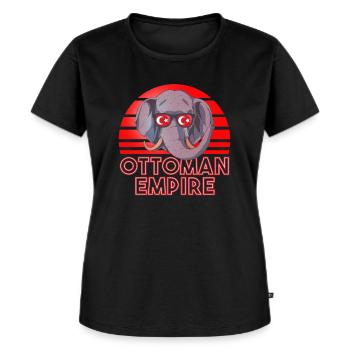 Empire ottoman - T-shirt Premium bio Femme - noir - Devant - Selfina (174cm)