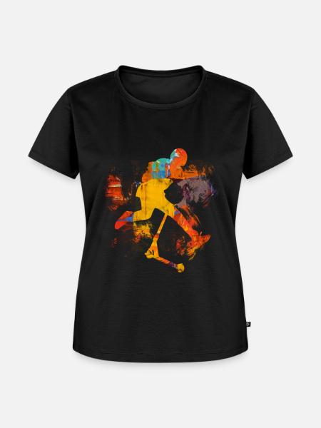 Freestyle Scooter - Frauen Premium Bio T-Shirt - Schwarz