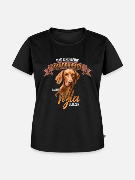 Vizsla Hund Hunderasse Geschenk - Frauen Premium Bio T-Shirt - Schwarz