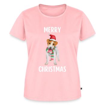 Joyeux Noël Drôle de Chemise de Noël - T-shirt Premium bio Femme - rose - Devant - AI Model Female 172 dark (172cm)