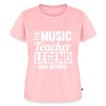 Music Teacher Music Teacher - Women's Premium Organic T-shirt - rose - Front - AI Model Female 172 dark (172cm)