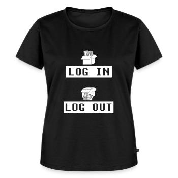 Entwickler Coder Programmierer Witzig - Frauen Premium Bio T-Shirt - Schwarz - Vorne - Selfina (174cm)