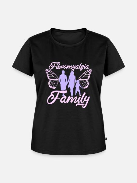 Fibromyalgie Rheuma - Frauen Premium Bio T-Shirt - Schwarz