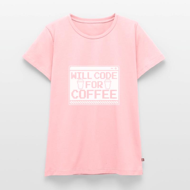 Developer Coder Programmer Coffee Women's Premium Organic T-shirt