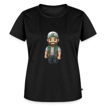 Lagerist Lagerarbeiter - Frauen Premium Bio T-Shirt - Schwarz - Vorne - Selfina (174cm)