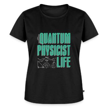 Physics Physique Calculations Quantum Physics - Women's Premium Organic T-shirt - black - Front - Selfina (174cm)