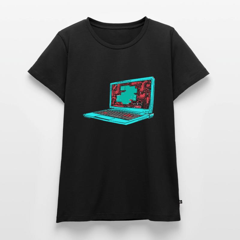 Entwickler Coder Programmierer Frauen Premium Bio T-Shirt