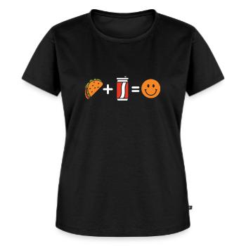 Tacos - Women's Premium Organic T-shirt - black - Front - Selfina (174cm)
