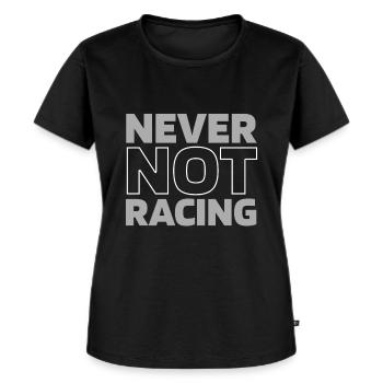 Dragster Drag Race - Women's Premium Organic T-shirt - black - Front - Selfina (174cm)