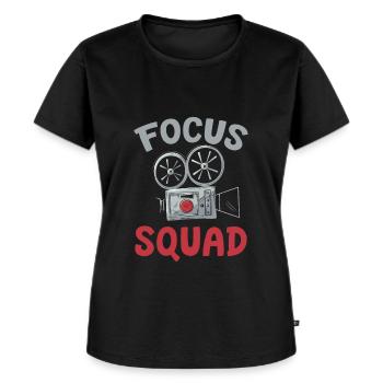 Kameramann Kader - Frauen Premium Bio T-Shirt - Schwarz - Vorne - Selfina (174cm)