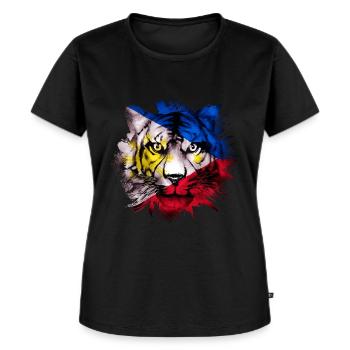 Philippines - Women's Premium Organic T-shirt - black - Front - Selfina (174cm)
