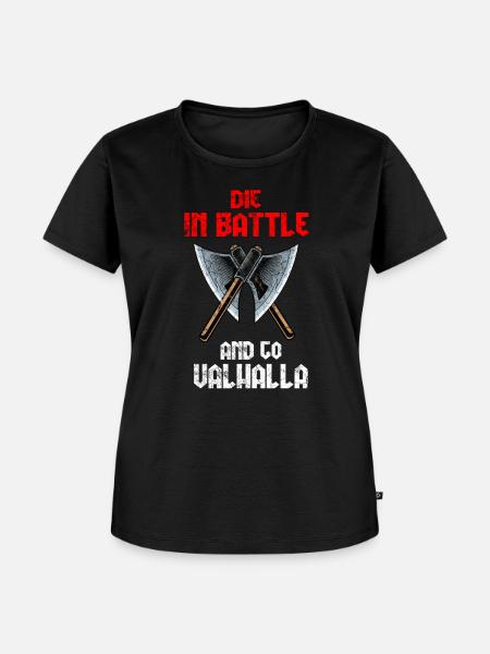 Wikinger - Frauen Premium Bio T-Shirt - Schwarz