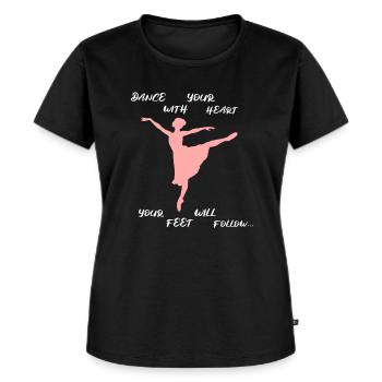 Ballett - Frauen Premium Bio T-Shirt - Schwarz - Vorne - Selfina (174cm)