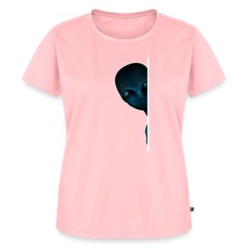 Alien - Frauen Premium Bio T-Shirt - Rosa - Vorne - AI Model Female 172 dark (172cm)