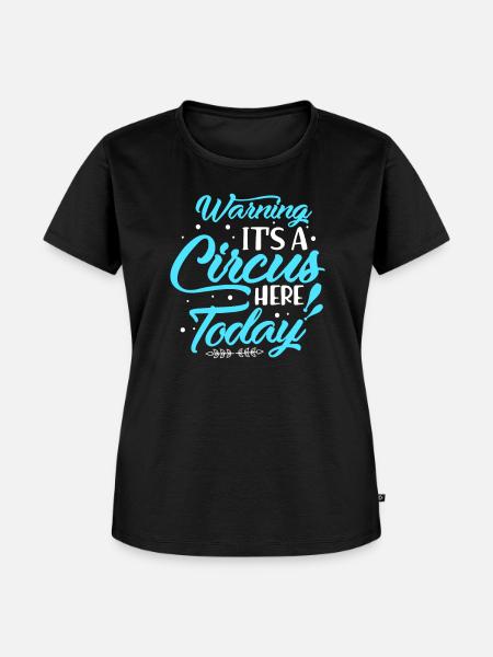 Zirkus - Frauen Premium Bio T-Shirt - Schwarz
