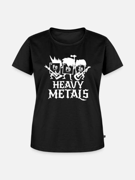 Chemie Heavy Metals - Frauen Premium Bio T-Shirt - Schwarz