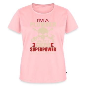 KLEMPNER - Frauen Premium Bio T-Shirt - Rosa - Vorne - AI Model Female 172 dark (172cm)