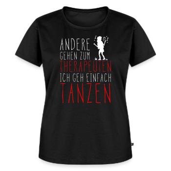 Ich geh tanzen ! GESCHENKIDEE GEBURTSTAG - Frauen Premium Bio T-Shirt - Schwarz - Vorne - Selfina (174cm)