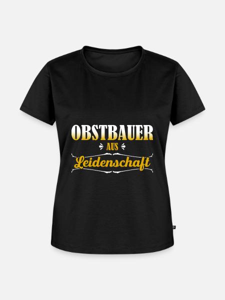 Obstbauer Aus Leidenschaft - Frauen Premium Bio T-Shirt - Schwarz