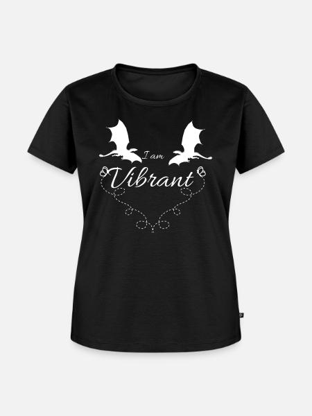 Ich bin lebendig - Frauen Premium Bio T-Shirt - Schwarz