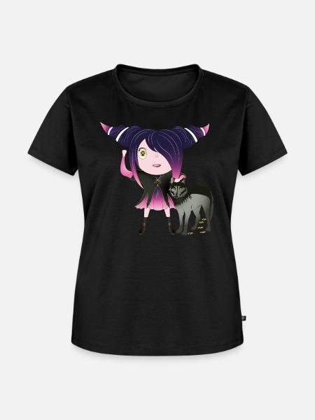 Jane - Frauen Premium Bio T-Shirt - Schwarz