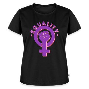 Equality - Feminism Women's Rights - Women's Premium Organic T-shirt - black - Front - Selfina (174cm)