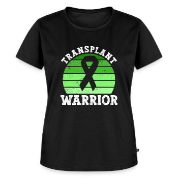 Organ Donor Organ Transplant Organ Donation - Women's Premium Organic T-shirt - black - Front - Selfina (174cm)