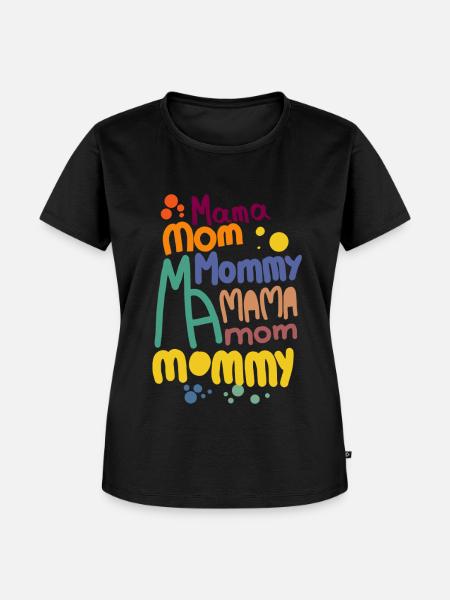 Mama - Frauen Premium Bio T-Shirt - Schwarz