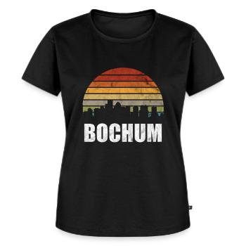 Bochum Ruhrgebiet Ruhrpott Stadt Geschenk - Frauen Premium Bio T-Shirt - Schwarz - Vorne - Selfina (174cm)