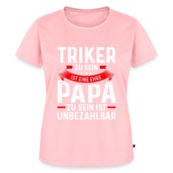 Trike Triker Dreirad Geschenk - Frauen Premium Bio T-Shirt - Rosa - Vorne - AI Model Female 172 dark (172cm)