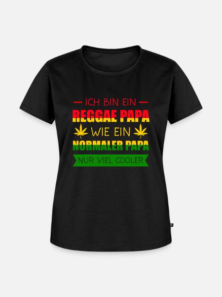 Reggae Rasta Rastafari Jamaika Geschenk - Frauen Premium Bio T-Shirt - Schwarz