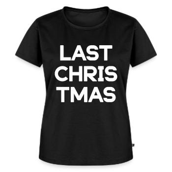 Last Christmas Heart Michael George wham - Frauen Premium Bio T-Shirt - Schwarz - Vorne - Selfina (174cm)