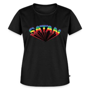 Satan - Women's Premium Organic T-shirt - black - Front - Selfina (174cm)
