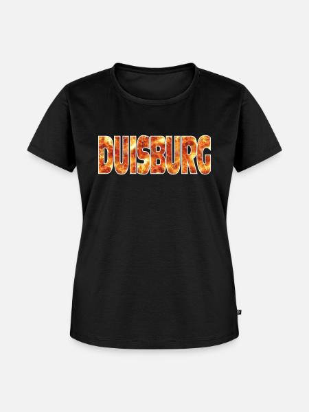 Duisburg - Frauen Premium Bio T-Shirt - Schwarz